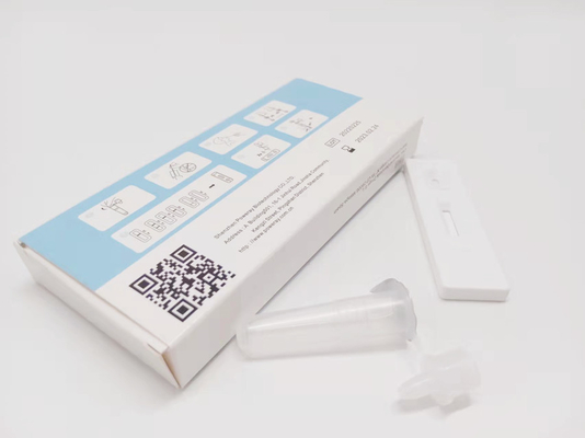 Gói nhỏ Bộ dụng cụ xét nghiệm SARS-CoV-2 Thử nghiệm gạc kháng nguyên nhanh với bộ đệm mẫu