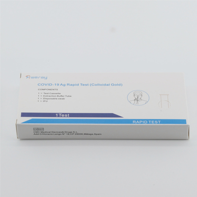 Được chứng nhận ISO 15 phút Bộ xét nghiệm nhanh Covid 19 Bộ dụng cụ kiểm tra kháng nguyên nước bọt Độ nhạy cao